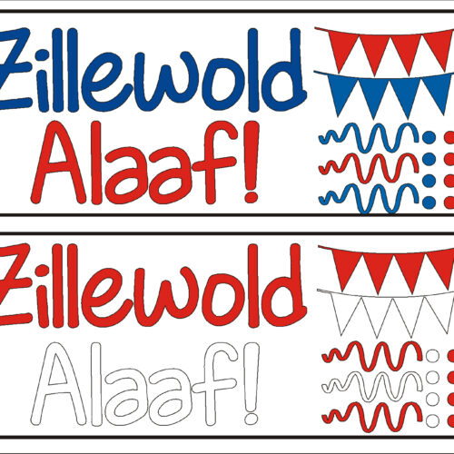 zillewold alaaf 2 kleuren